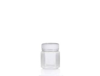 100ml Hex PET Jar